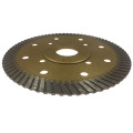 Steel plate Hot Press 4.5inch diamond fine turbo saw blade for dry cutting reinforced concrete